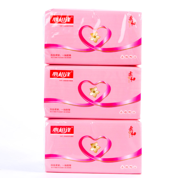 Wholesale 2ply 3ply 4ply Facial Tissue Paper Tissue OEM Factory