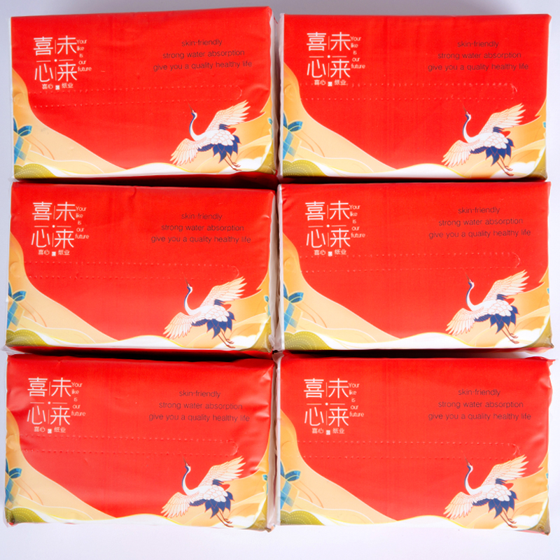 Customize Logo High-Ranking OEM Manufacturers Wrapping Printed Wholesale for Packaging Soft Bamboo Facial Tissue Paper
