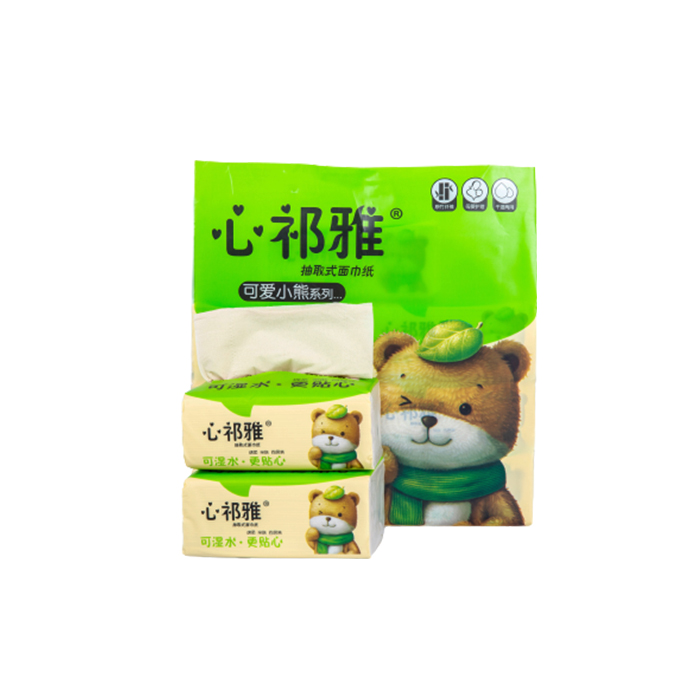 Wholesale High Quality Bamboo Pulp Facial Tissue Paper